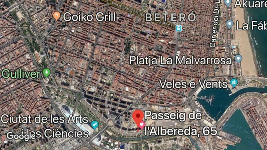 Apto En Ciudad De Las Ciencias Y Cerca Playa Valenza Esterno foto